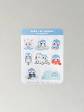 Load image into Gallery viewer, Bloo The Penguin Sticker Sheet
