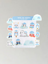 Load image into Gallery viewer, Bloo The Penguin Sticker Sheet
