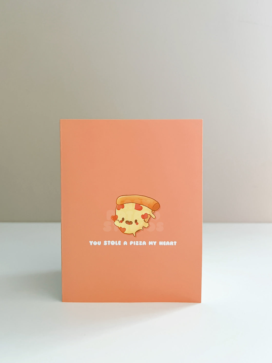 'You Stole A Pizza My Heart' Greeting Card