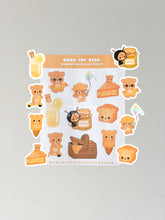 Load image into Gallery viewer, Boba The Bear Summertime Sticker Sheet
