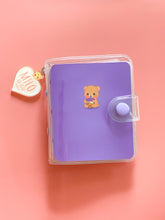 Load image into Gallery viewer, Boba The Bear Stationery Set Mini Binder With Matching Washi Tape Samples, Deco Sticker Sheet &amp; Extra Binder Cover
