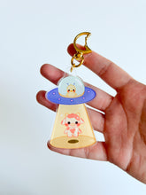Load image into Gallery viewer, UFO Ichigo &amp; Hiyoko Acrylic Keychain
